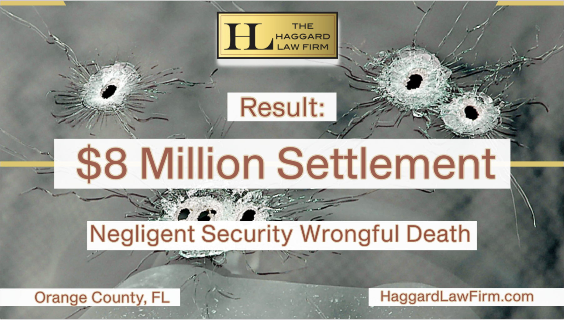 $8 Million Negligent Security Wrongful Death Settlement in Central Florida Shooting